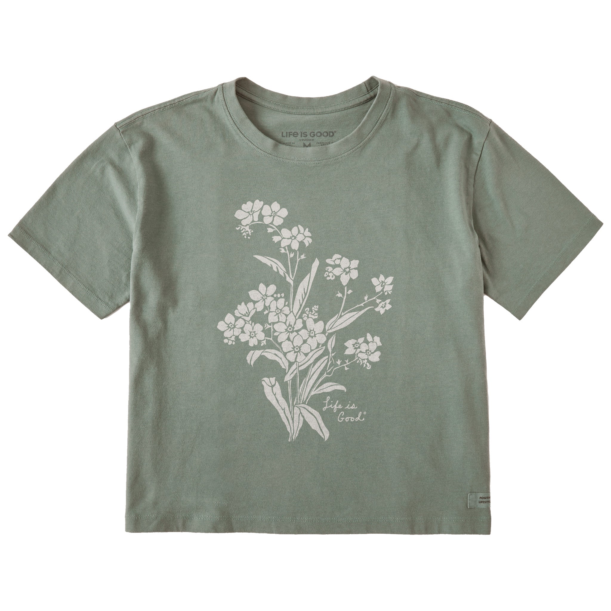 Antique Flowers Boxy Tee