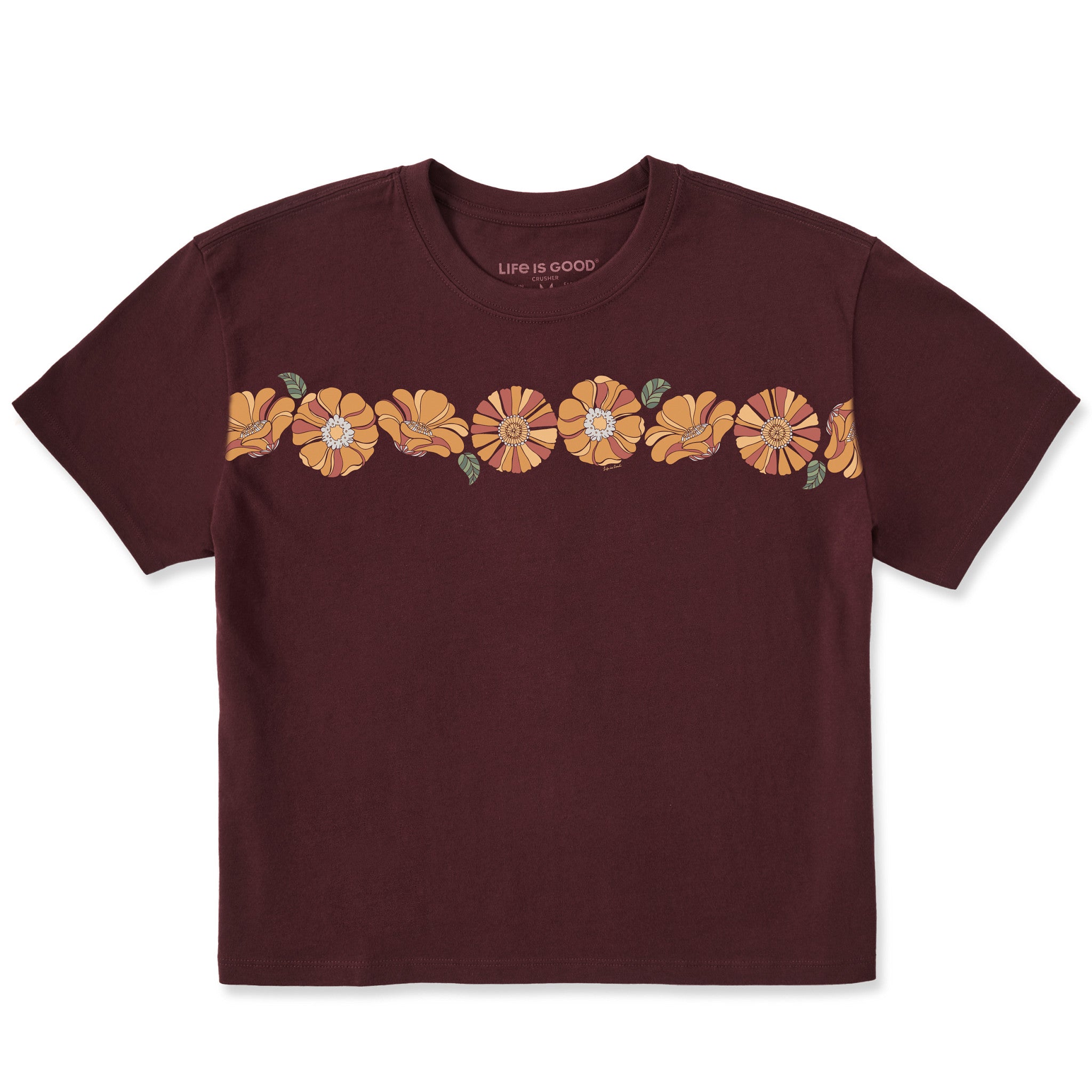 Big Groovy Flowers Boxy Tee