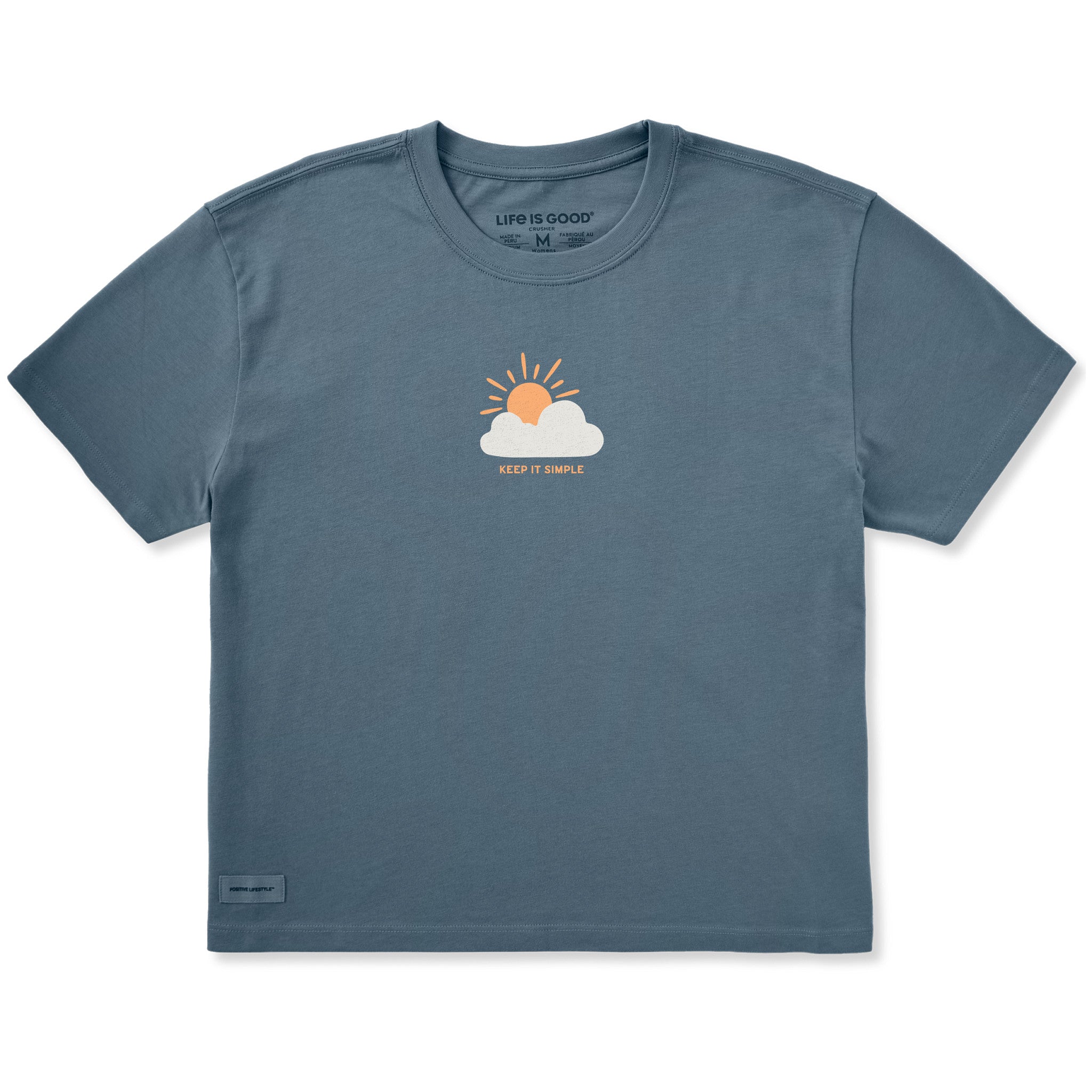 Keep It Simple Sun Cloud Boxy Tee